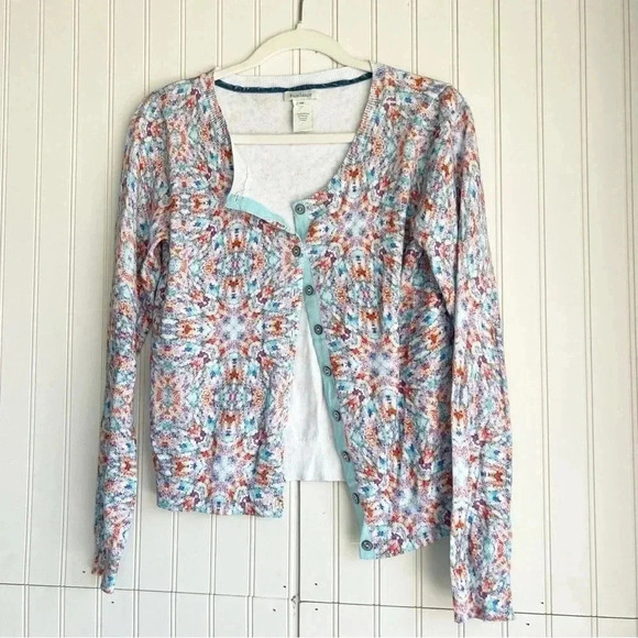 Sundance Size XS Evening Light Multicolor Kaleidoscope Cardigan Sweater - Picture 2 of 6